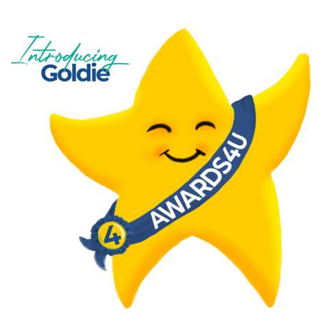 Introducing Goldie, the new Awards4U mascot!