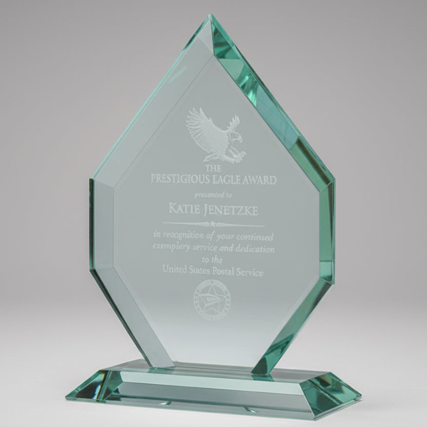 Liberty Diamond Jade Crystal