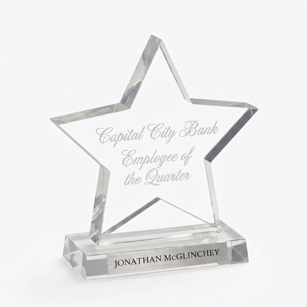 Acrylic Star On Base