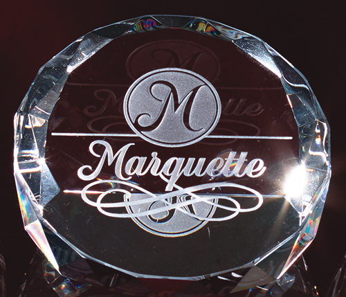 Optic Crystal Paperweight