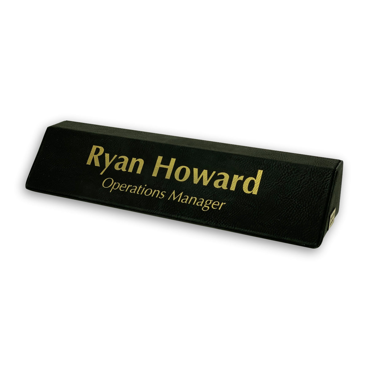 Leather Nameblock