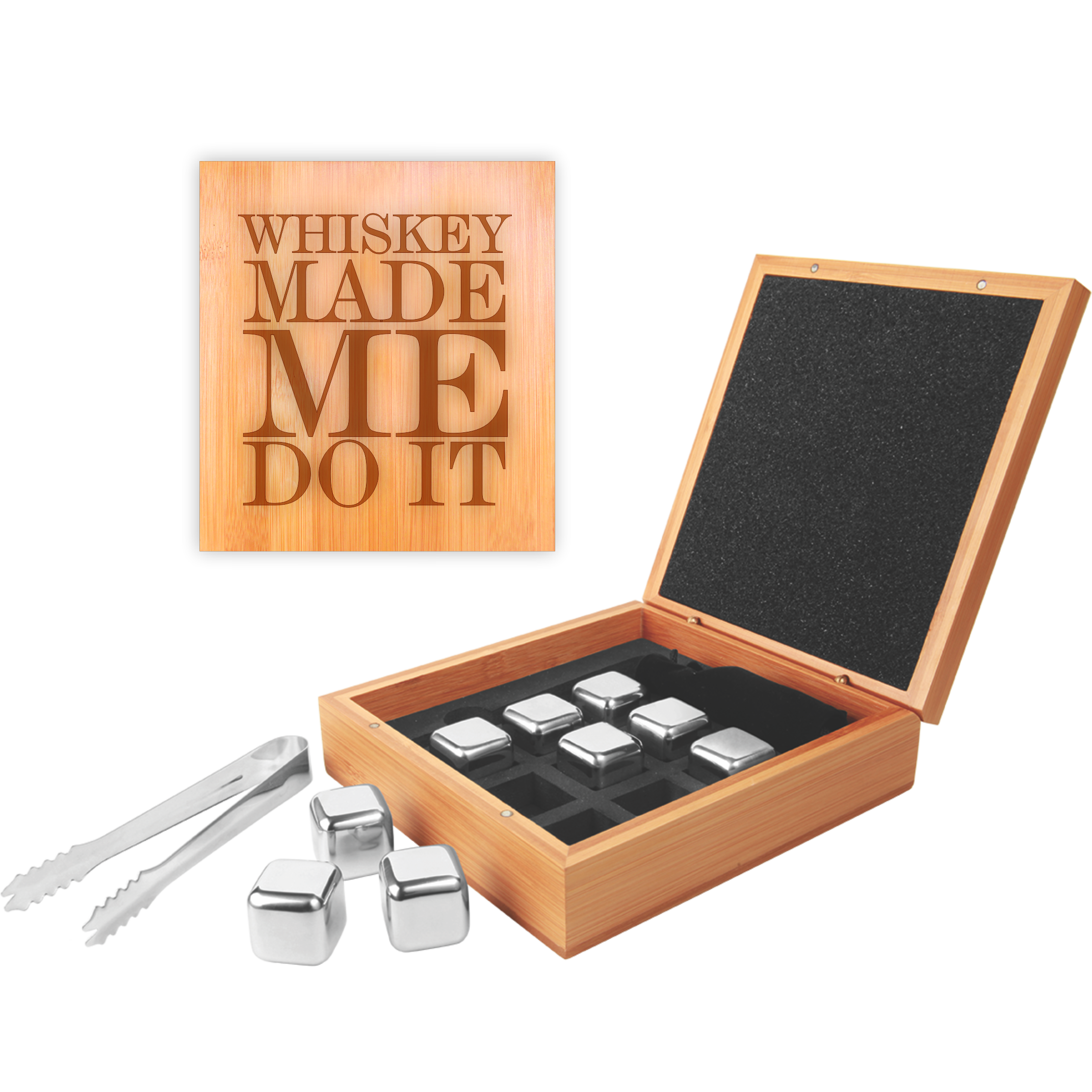 Stainless Steel Whiskey Stone Set