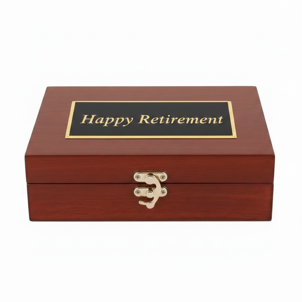 Rosewood Finish Flask Set