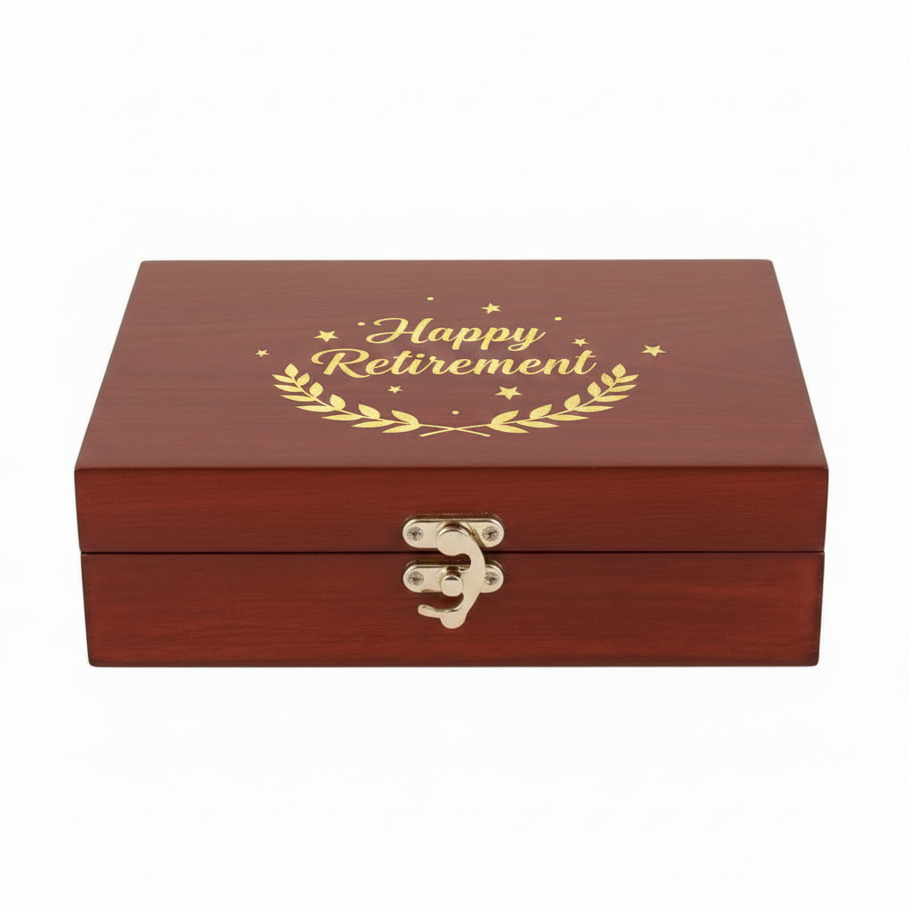 Rosewood Finish Flask Set
