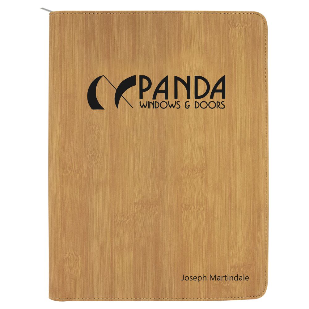 Personalized Zippered Portfolio