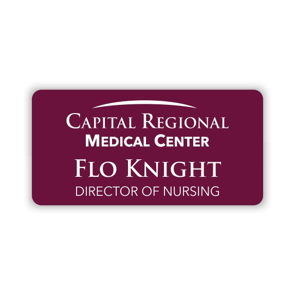 Laser Engraved Plastic Nametag