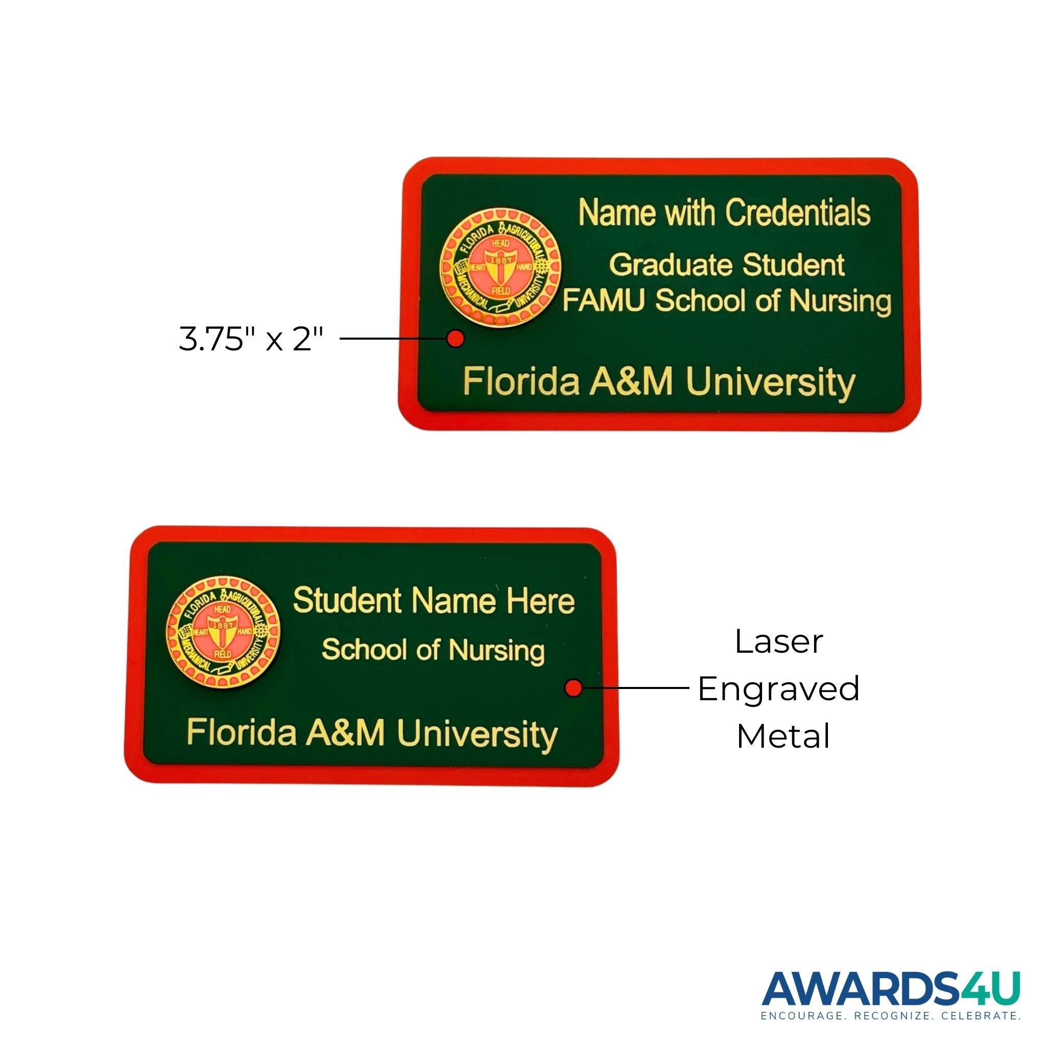 FAMU School of Nursing Nametag