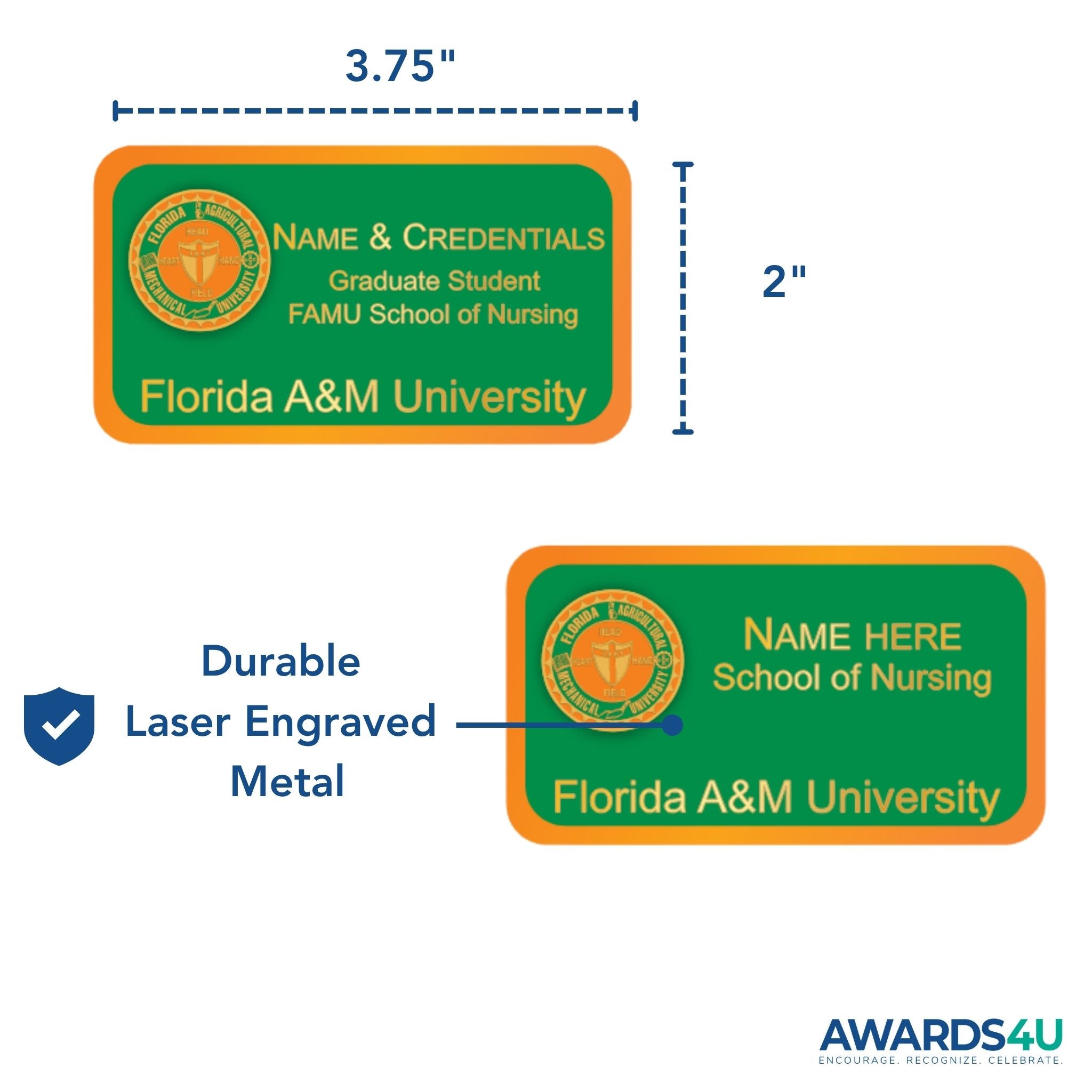 FAMU School of Nursing Nametag