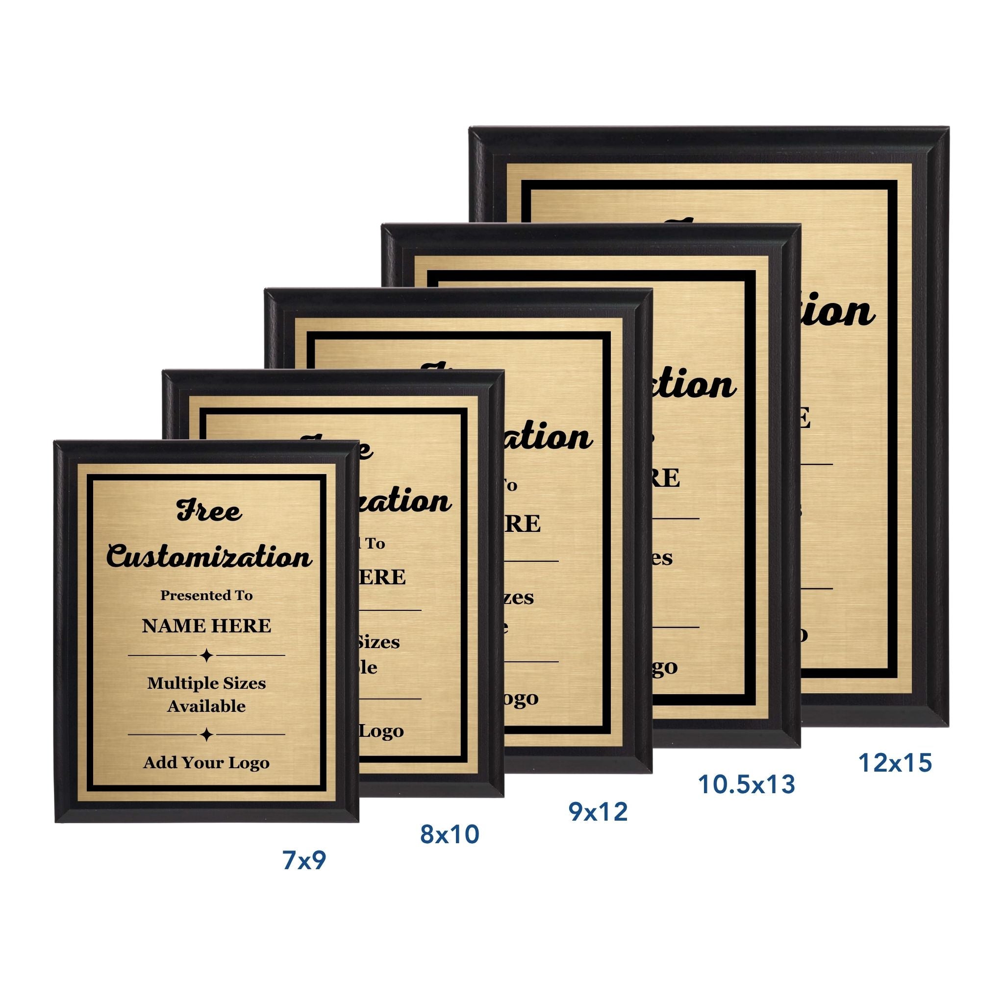 Ebony Finish Plaque