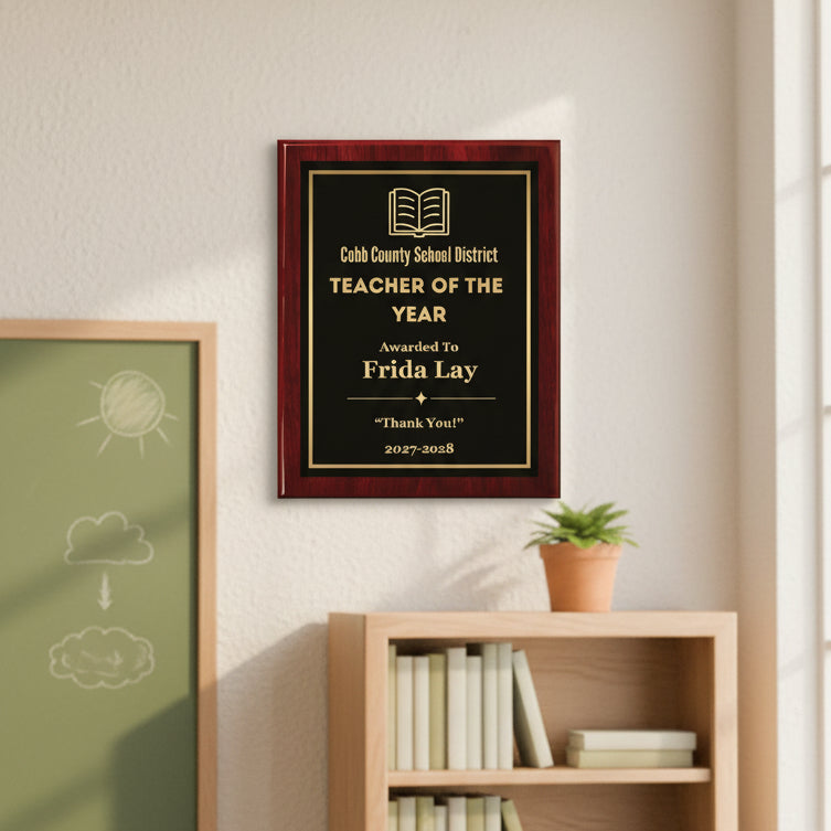 Cherry Pianowood Plaque
