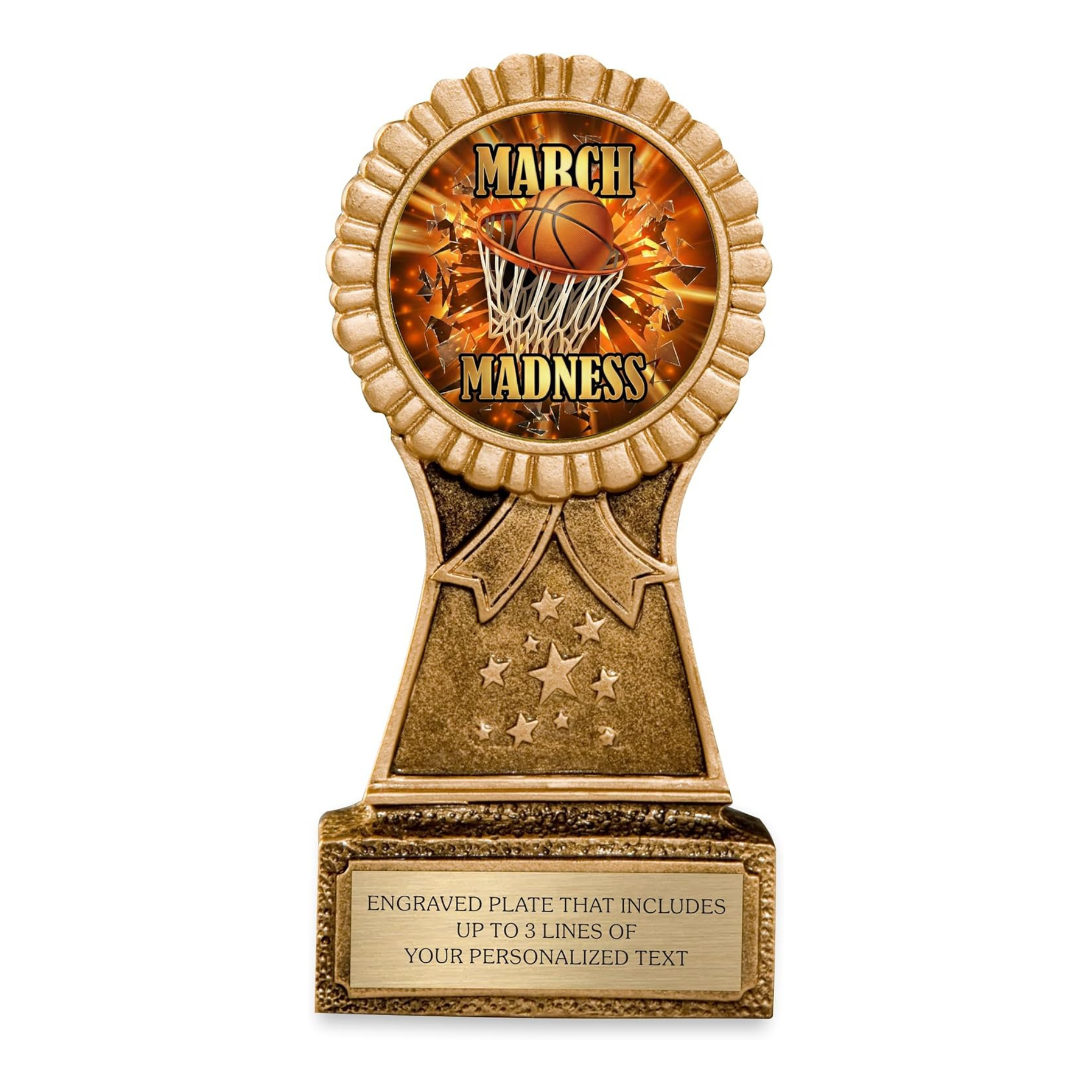March Basketball Madness Resin Winner Trophy