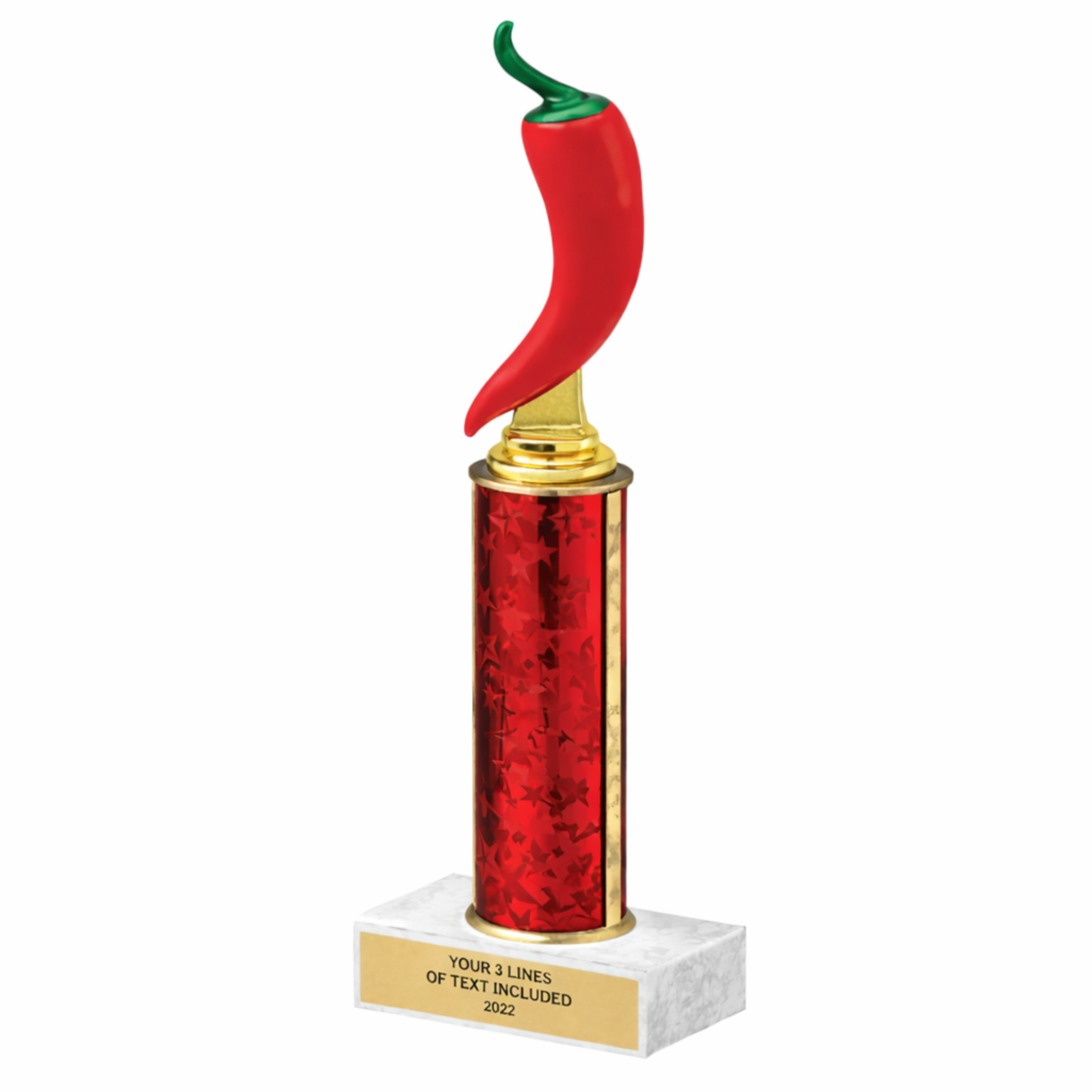 Chili Pepper Column Trophy