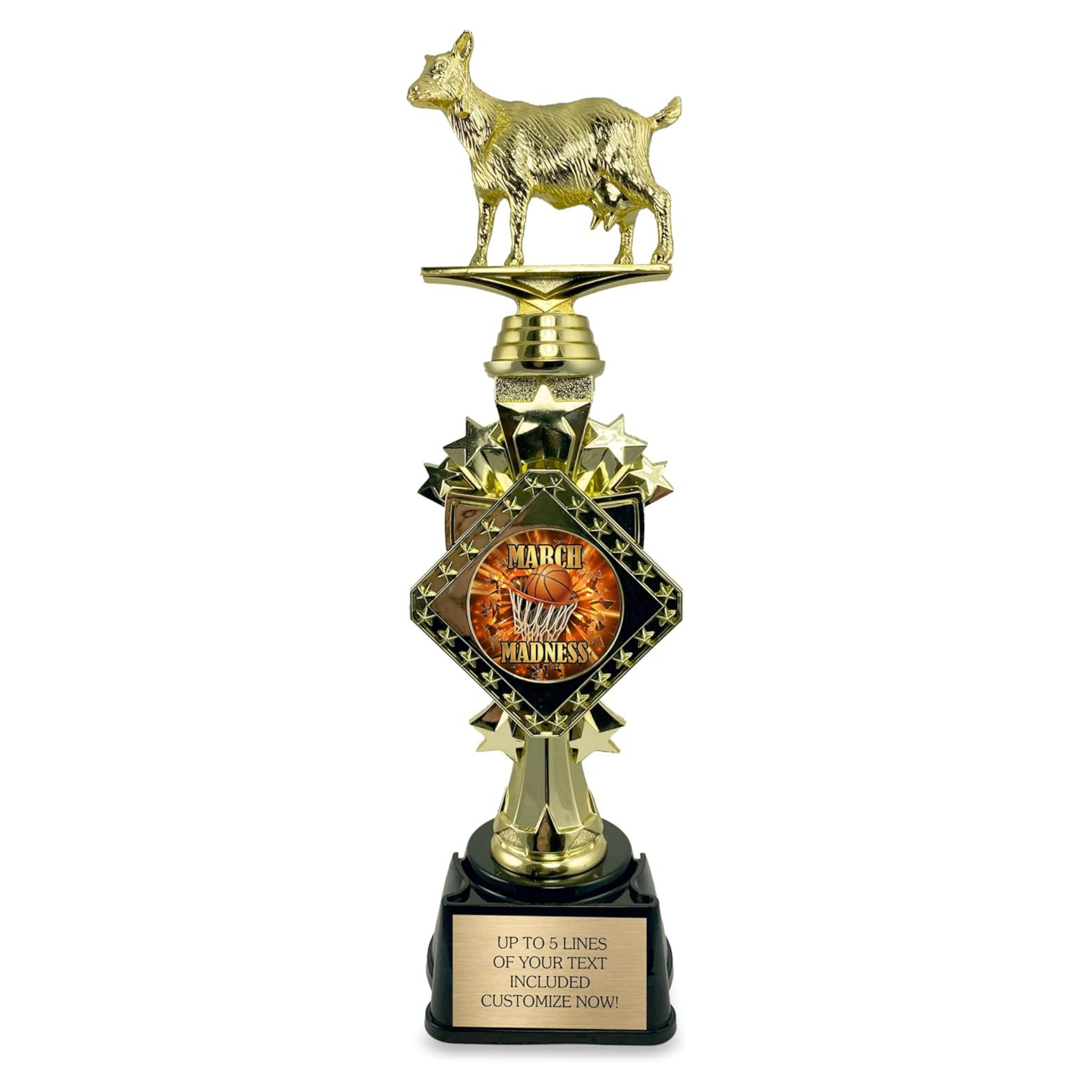 March Basketball Madness GOAT Trophy