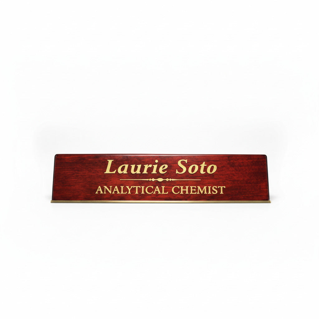 Rosewood Piano Finish Desk Wedge