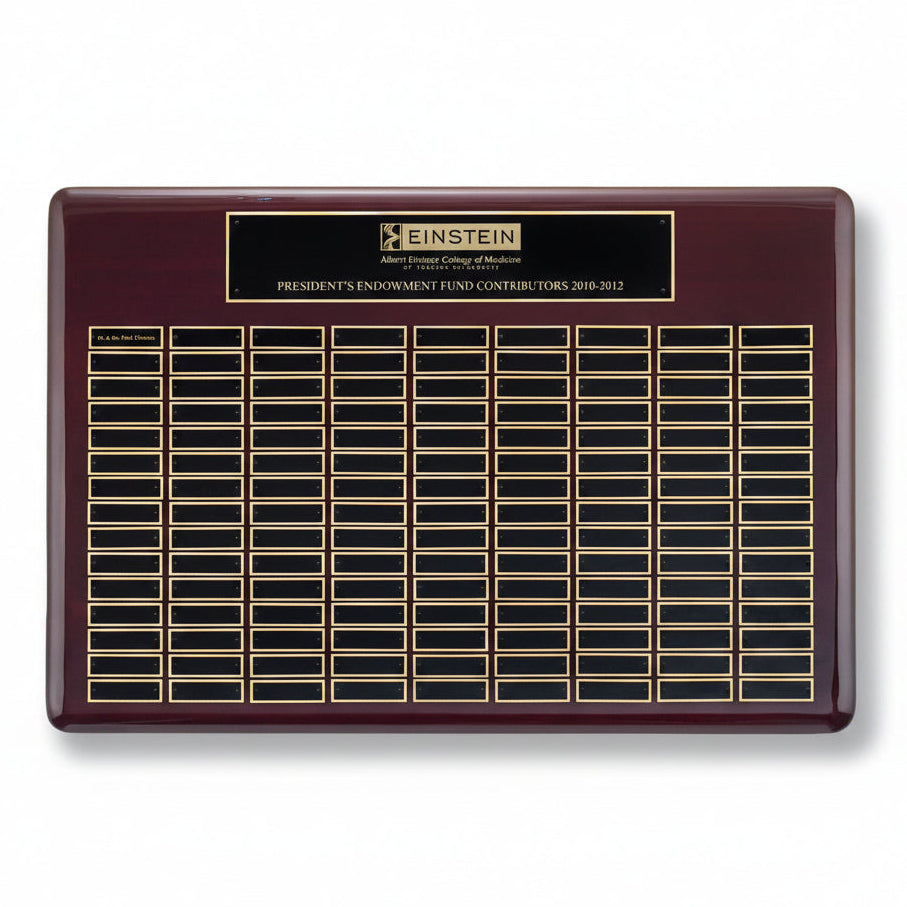 Perpetual Rosewood Piano Finish Plaque 144 Plates