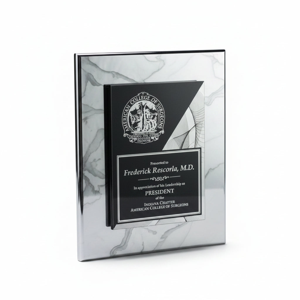 Two-Level Digitally Printed Plaque