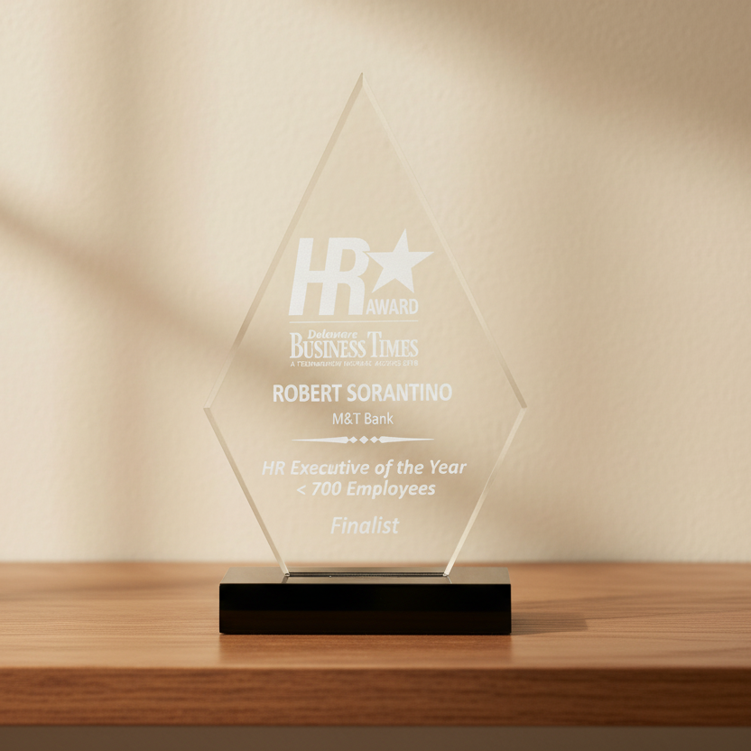 Acrylic Diamond On Ebony Base