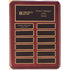12 plate Rosewood Perpetual Plaque