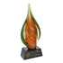 Orange & Green Artglass