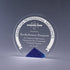 Circle Color Optic Crystal Award
