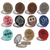 2 1/2" Laserable Leatherette Compact Mirror