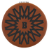2 1/2" Laserable Leatherette Compact Mirror