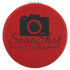 2 1/2" Laserable Leatherette Compact Mirror