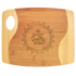 Bamboo Two Tone Cutting Board with Handle