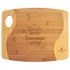Bamboo Two Tone Cutting Board with Handle