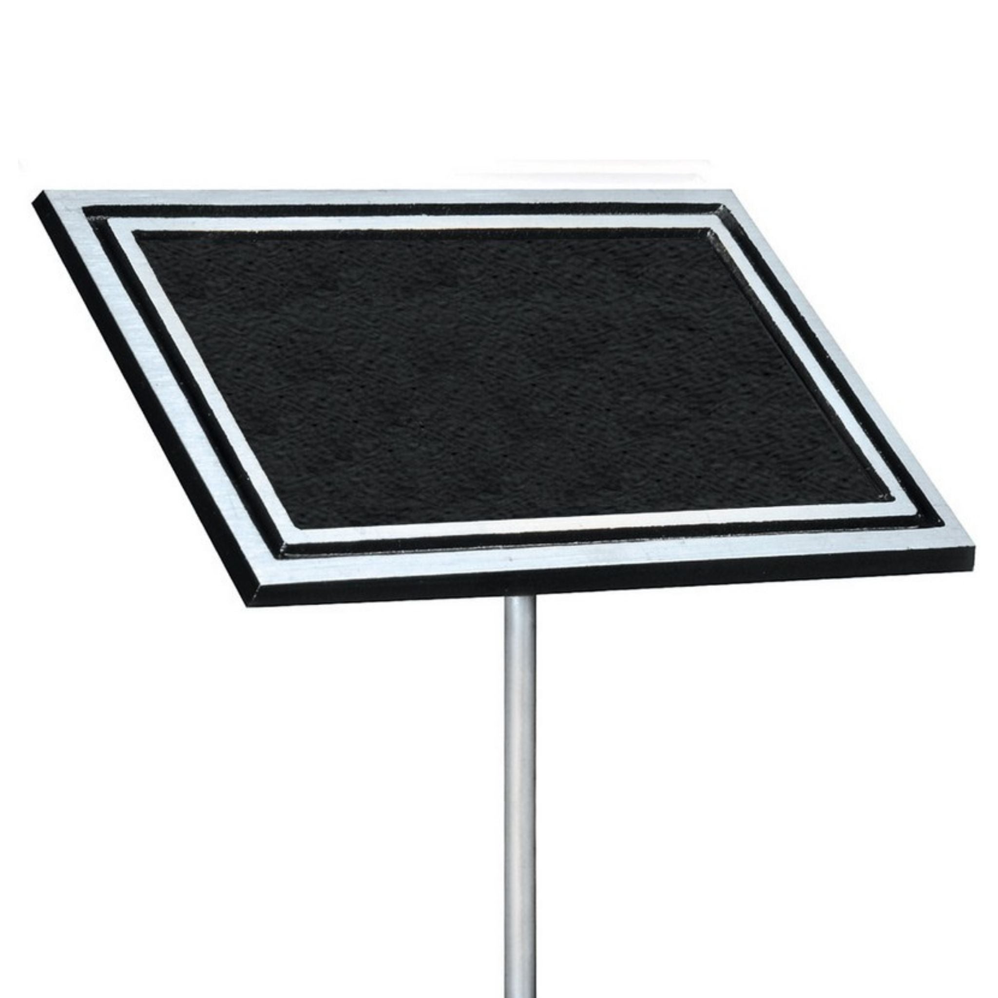 Cast Aluminum Sign with Post