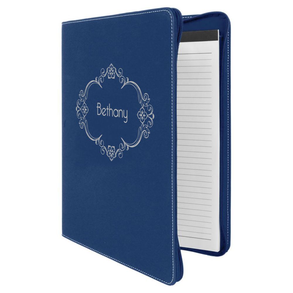 Personalized Zippered Portfolio