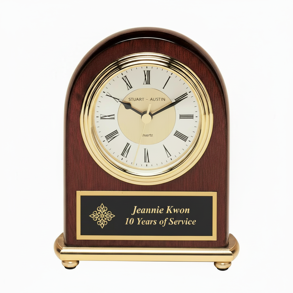 Rosewood Clock