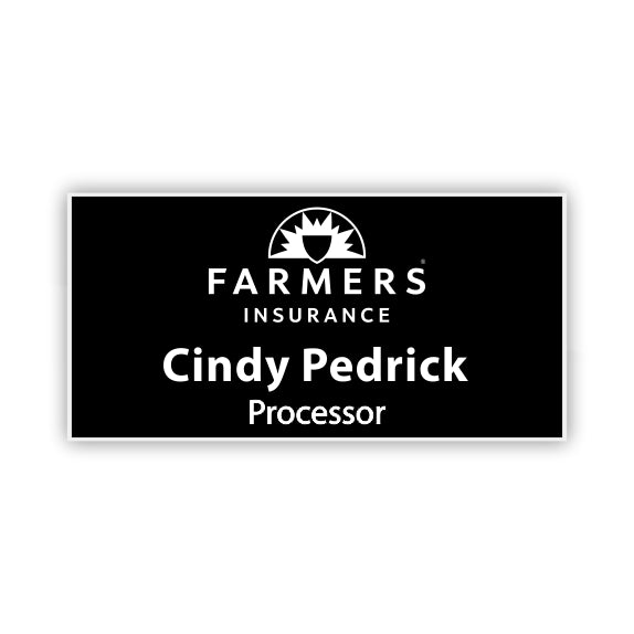 Laser Engraved Plastic Nametag