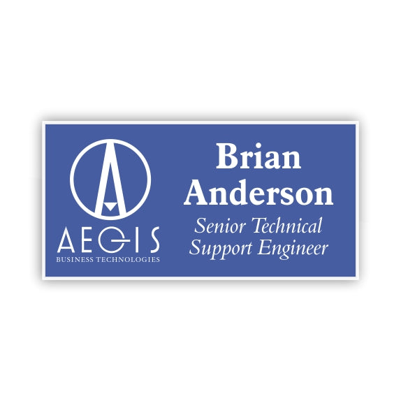 Laser Engraved Plastic Nametag