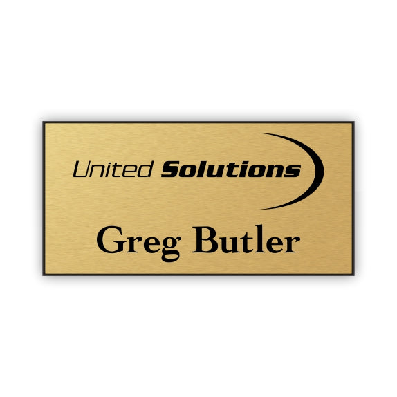 Laser Engraved Plastic Nametag