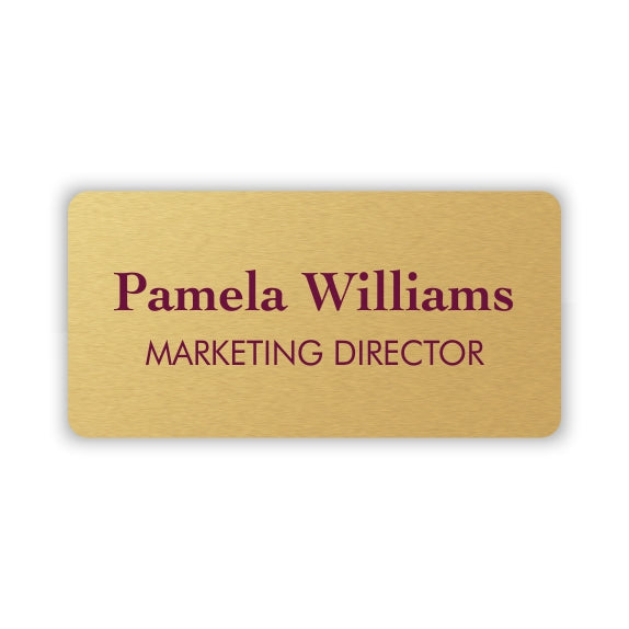 Laser Engraved Plastic Nametag