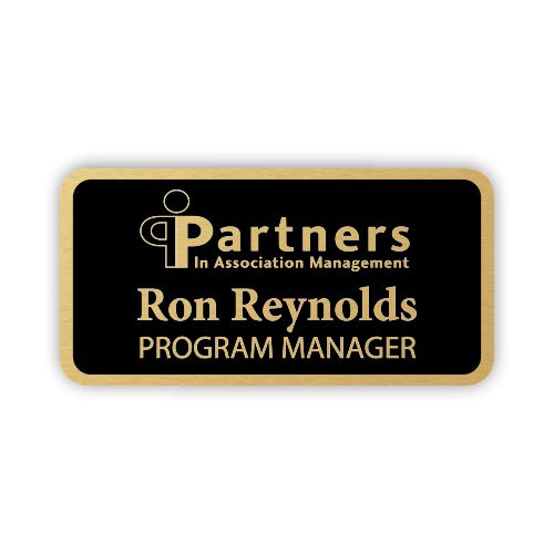 Laser Engraved Metal Nametag