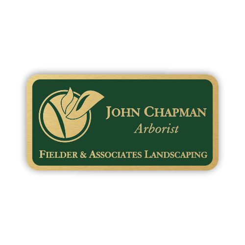 Laser Engraved Metal Nametag