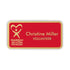Laser Engraved Metal Nametag