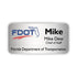 Full Color Plastic Nametag