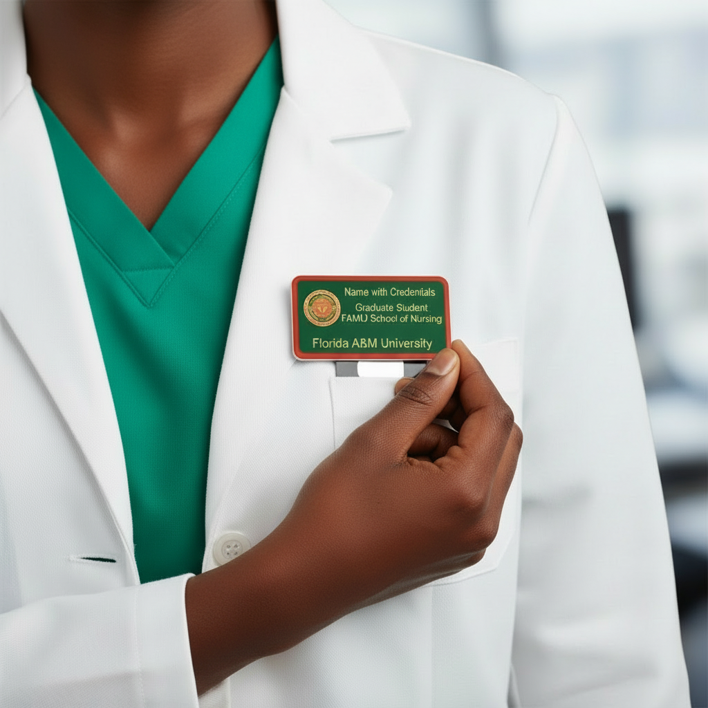FAMU School of Nursing Nametag