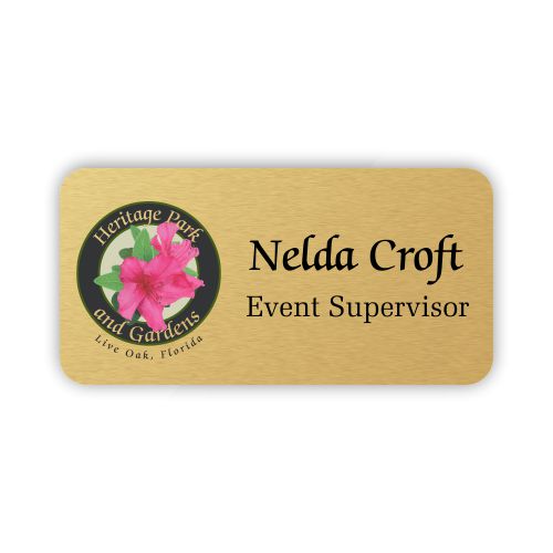 Full Color Metal Nametag