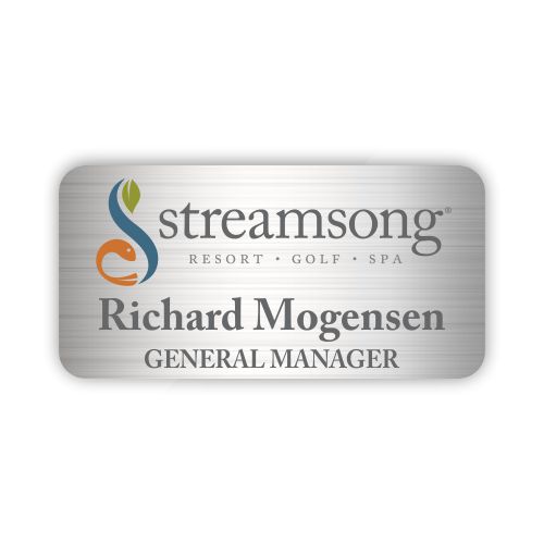 Full Color Metal Nametag