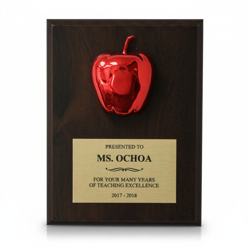 Red Apple Plaque