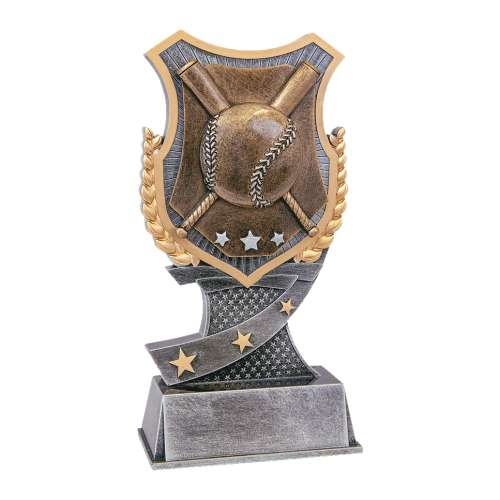 Baseball Shield-Style Trophy