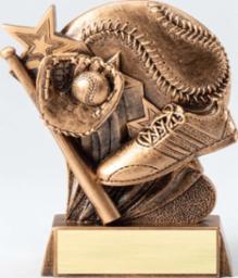 Baseball Stellar Resin Trophy