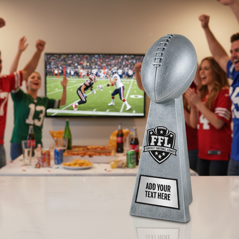 Vince Replica Fantasy Football Trophy - 11"/15" Custom Engraved Award