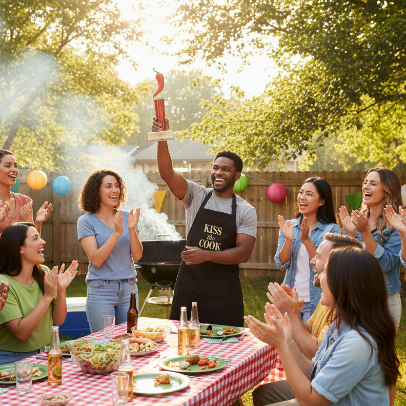 Chili Pepper Column Trophy