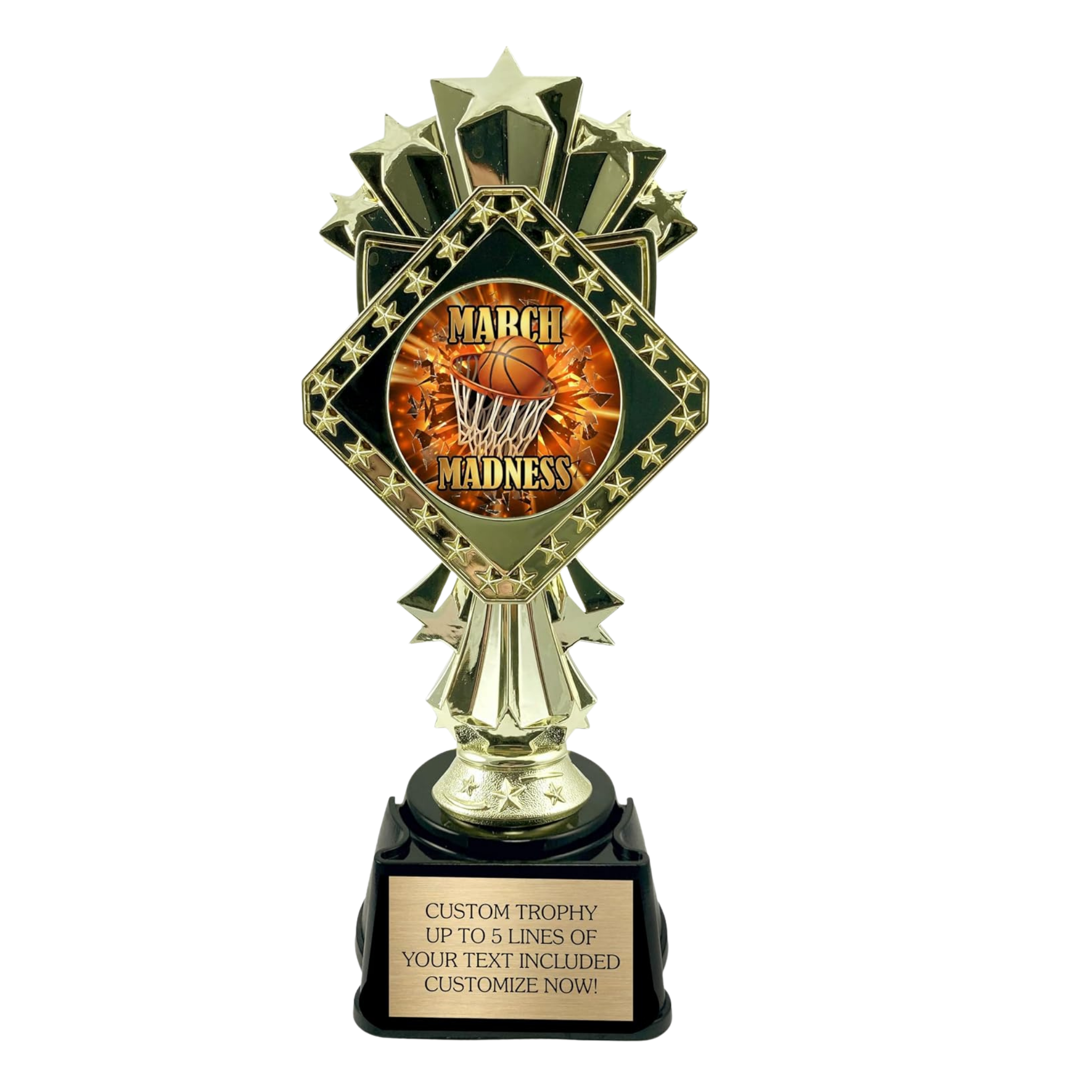 March Basketball Madness Star Trophy