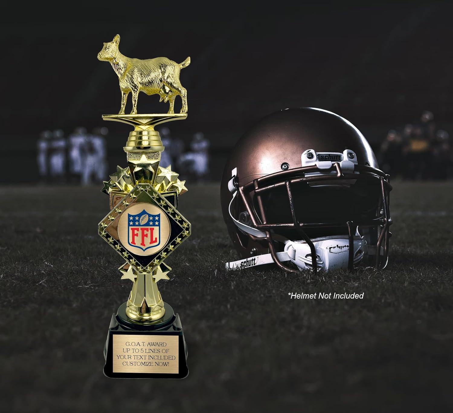 Fantasy Football Trophy – The G.O.A.T.